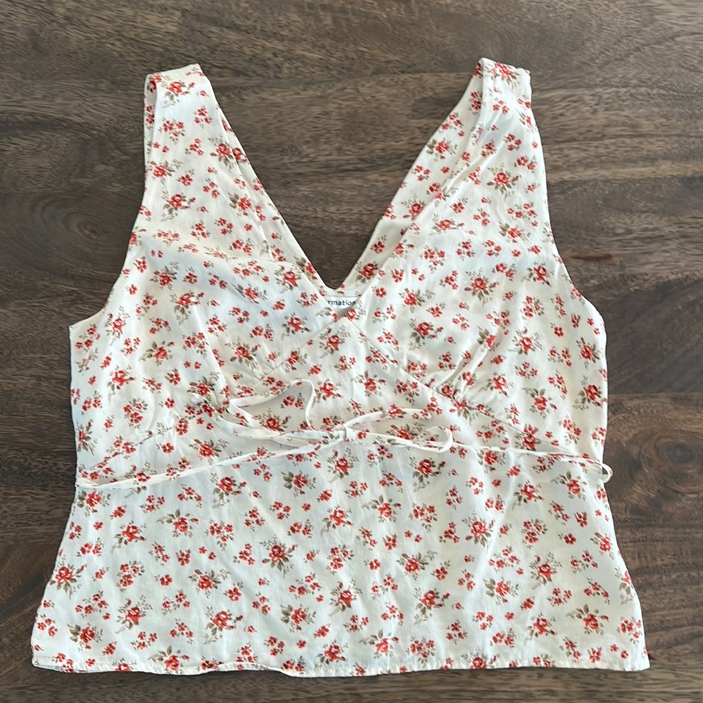 Reformation Floral Top Size M